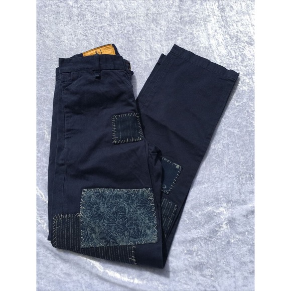 RARE Mens Dockers 29x34 Army Military Cramerton K-1 Khaki Pants Patch Work - Picture 1 of 16